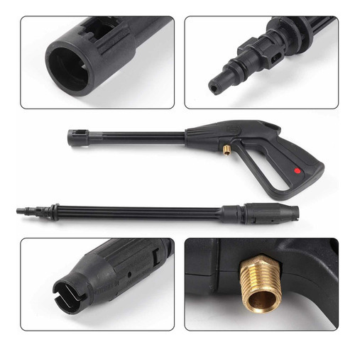Kit De Manguera Y Pistola De Lavado De Alta Presión Con