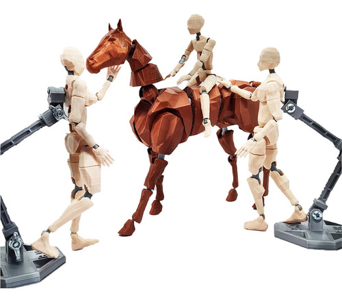 B.h. Figuras Articuladas - Caballo + Infantil + Pareja