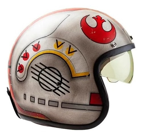 Casco Abierto Hawk 721 Rebel Gris Mate Rpm925