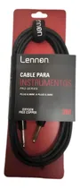 Comprar Cable Guitarra Bajo Docerola Plug A Plug 3m Lennon Ln-c633