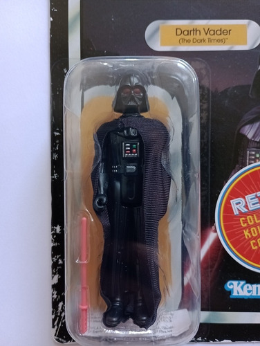 Darth Vader Figura Retro Colección Kenner Tributo Ojos Rojos (Usado)