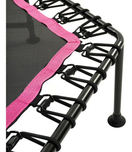 Trampolín Brincolín Aeróbico Fitness Con Mango Ajustable48in