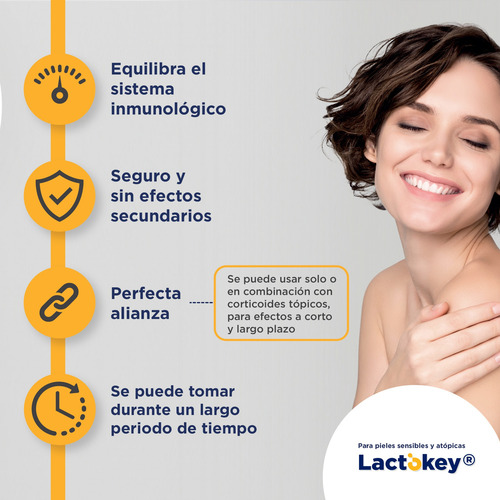 Lactokey Suplemento Dermatitis Atópica 30 Sobres De 2g