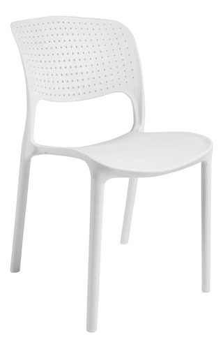 Silla De Jardín Torino Apilable | Contado Color Blanco