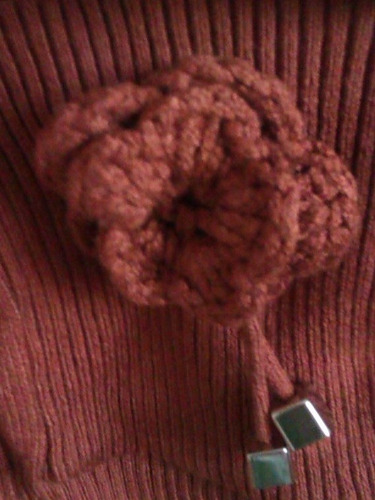 Sweaters De Hilo Bordados/calados Talle S