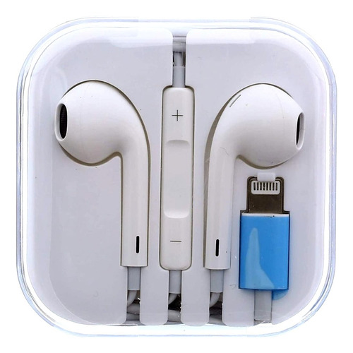 Auriculares Earpods Lightning, Caja Plástica Blanco
