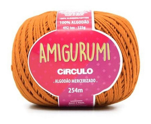 Fio Amigurumi - Circulo - Artesanato Em Croche E Trico Cor 4131 - DARK CHEDDAR