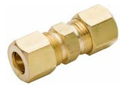 União Emenda Compressão Tubo Cobre 3/16 Completa - 10 Peças