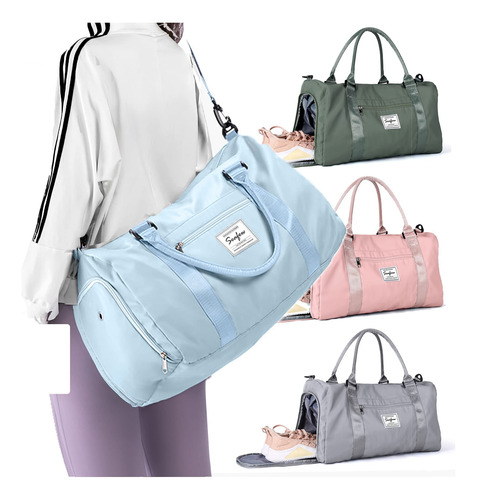 Weekender Gym - Bolsas De Lona Para Mujer Con Neceser, A-az.