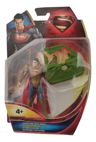 Superman 10cm Auto Attack Mattel