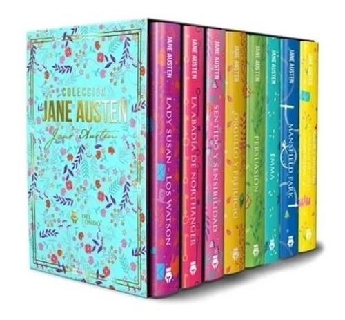 Obras Completas - Austen - 8 Libros Jane Austen Del Fondo Ed