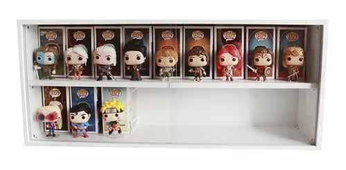 Expositor Funko Pop Mdf 3 Vãos (para Caixas E Pops) Branco