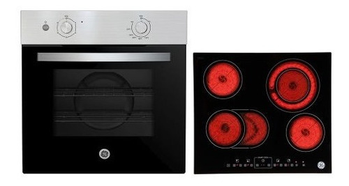 Combo Horno Ge Appliances Hg6018evai0 + Anafe Aege62pv 60 Cm