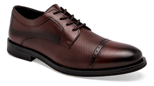 Zapato Vestir Christian Gallery 2803s Cafe Para Hombre Tx7