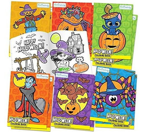 Artcreativity Halloween Coloring Books For Kids - 7ftlo