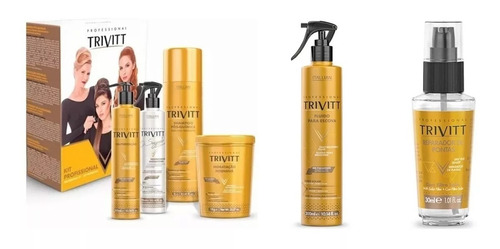 Trivitt Kit Profissional + Fluído 300ml+ Reparador De Pontas