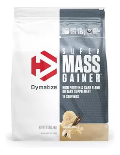 Super Mass Gainer 12lb Ganador De Peso Dymatize Tienda Fisic