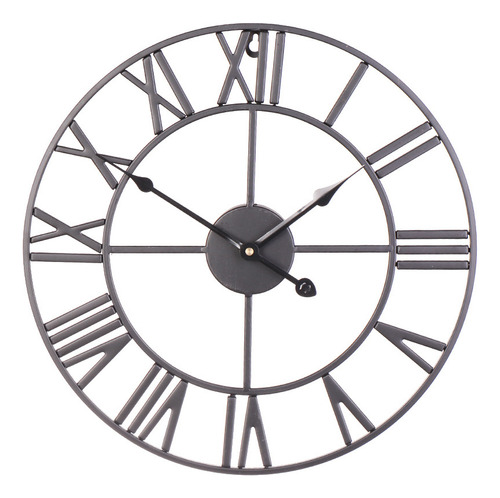 Reloj De Pared Con Números Romanos, Vintage, Grande, De Cuar