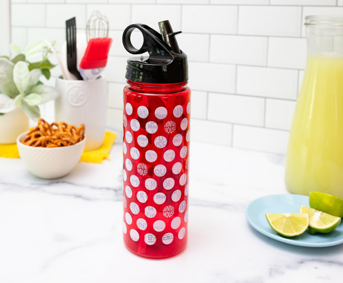 Botella De Agua Tritan Silver Buffalo Disneys Minnie Mouse C