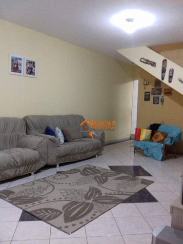Imagem 2 de 27 de Sobrado Com 5 Dormitórios À Venda, 246 M² Por R$ 424.000,00 - Jardim Testae - Guarulhos/sp - So0677
