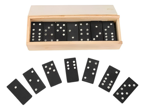 30 Domino De Madera Rústico Económico