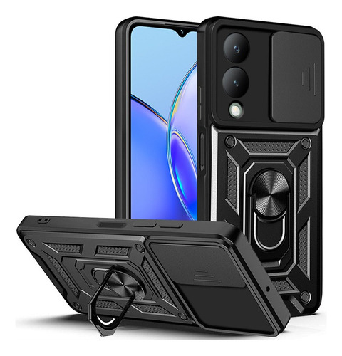 Zt Funda Trasera Rígida Prueba Golpes Para Vivo Y17s Slide