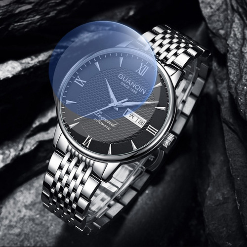 Guanqin Reloj De Pulsera Luminoso Con Calendario Para Hombre