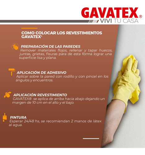Humedad En Paredes Revestimiento Fibra Vidrio Gavatex A6 M2