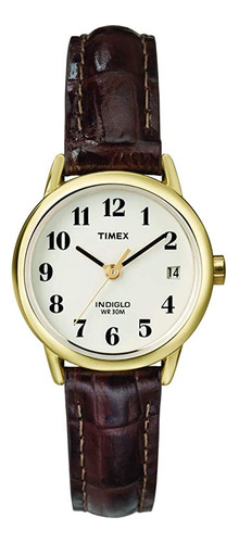 Reloj De Cuero Timex De Fácil Lectura Para Mujer