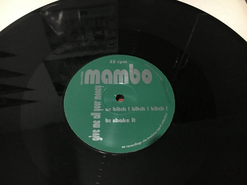 Mambo Give Me All Your Money 1995 Vinilo Maxi 12' House Prog