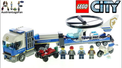 Lego City 60244 - Transporte De Helicóptero Da Policia | Parcelamento sem  juros