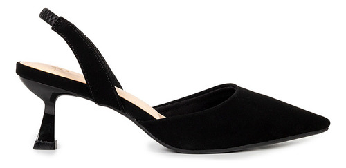 Zapatos De Vestir Bata Aria Negro Mujer