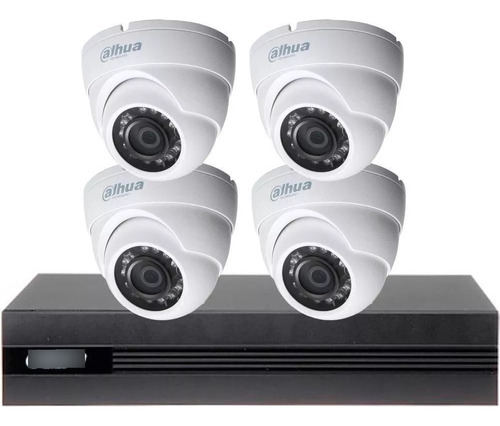 Kit Seguridad Dahua Full Hd Dvr 8ch + 4 Domos