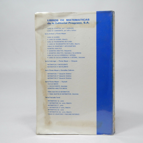 Curso De Geometría Felipe Landaverde Progreso 1987 Be3 (Usado)