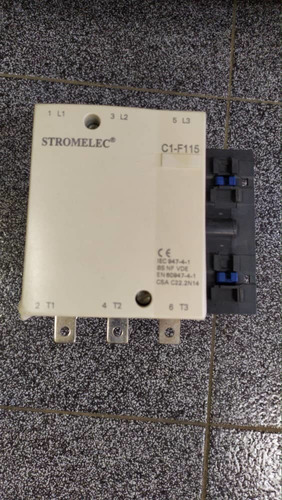 Contactor 115 Amp Stromelec Modelo C1-f115 220v Mayor Detal 