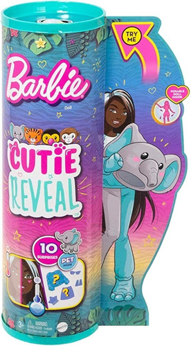 Barbie Cutie Reveal Jungla Elefante