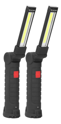 Luz Led De Trabajo Recargable Con Base Magnética Para