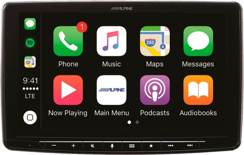 Dvd Alpine Pantalla Hd 9.9  Bluetooth Carplay App Radio 