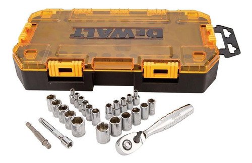 Juego De Dados Dewalt Rachet 1/4 Dewalt Dwmt73805