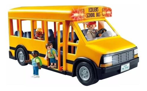 Imagen 2 de 7 de Micro Escolar Playmobil City Action C/ Accesorios - 5680