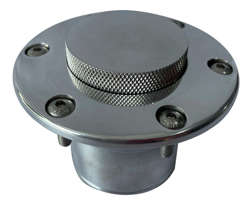 Tampa Combustivel Billet Pusch Click Embutida F100 Cromada