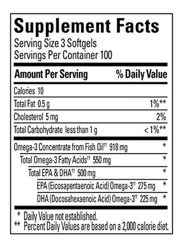 Imagen 2 de 9 de Suplemento Aceite Pescado Perlas De Aceite De Pescado Nature