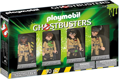 Playmobil Set Ghostbusters 4 Figuras Coleccionistas 70175