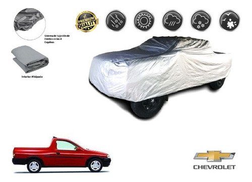 Funda Car Cover Afelpada Chevrolet Chevy Pick Up 1.6l 2003