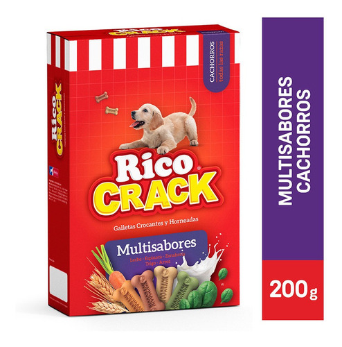 Ricocrack Multisabores Cachorro 200 Gr