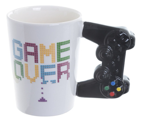 Taza Con Diseño Gamer Con Asa En Forma De Joystick