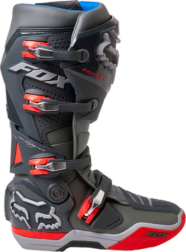 Imagen 2 de 5 de Bota Motocross Fox - Instinct Boot #27463 - Gris