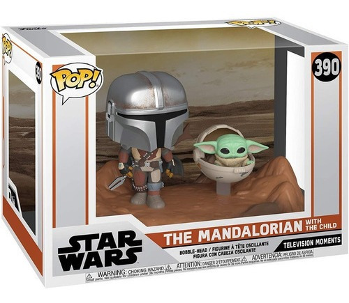 Funko Pop The Mandalorian With The Child Television Moment 