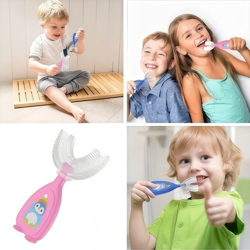 Wv Cepillos De Dientes Para Niños En Forma De U De 360°, 8