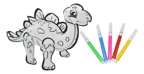 Dinosaurio Juego Para Dibujar Infantil Regalo + Colores 